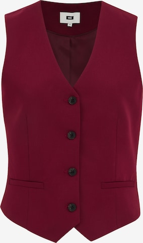 Gilet WE Fashion en rouge : devant