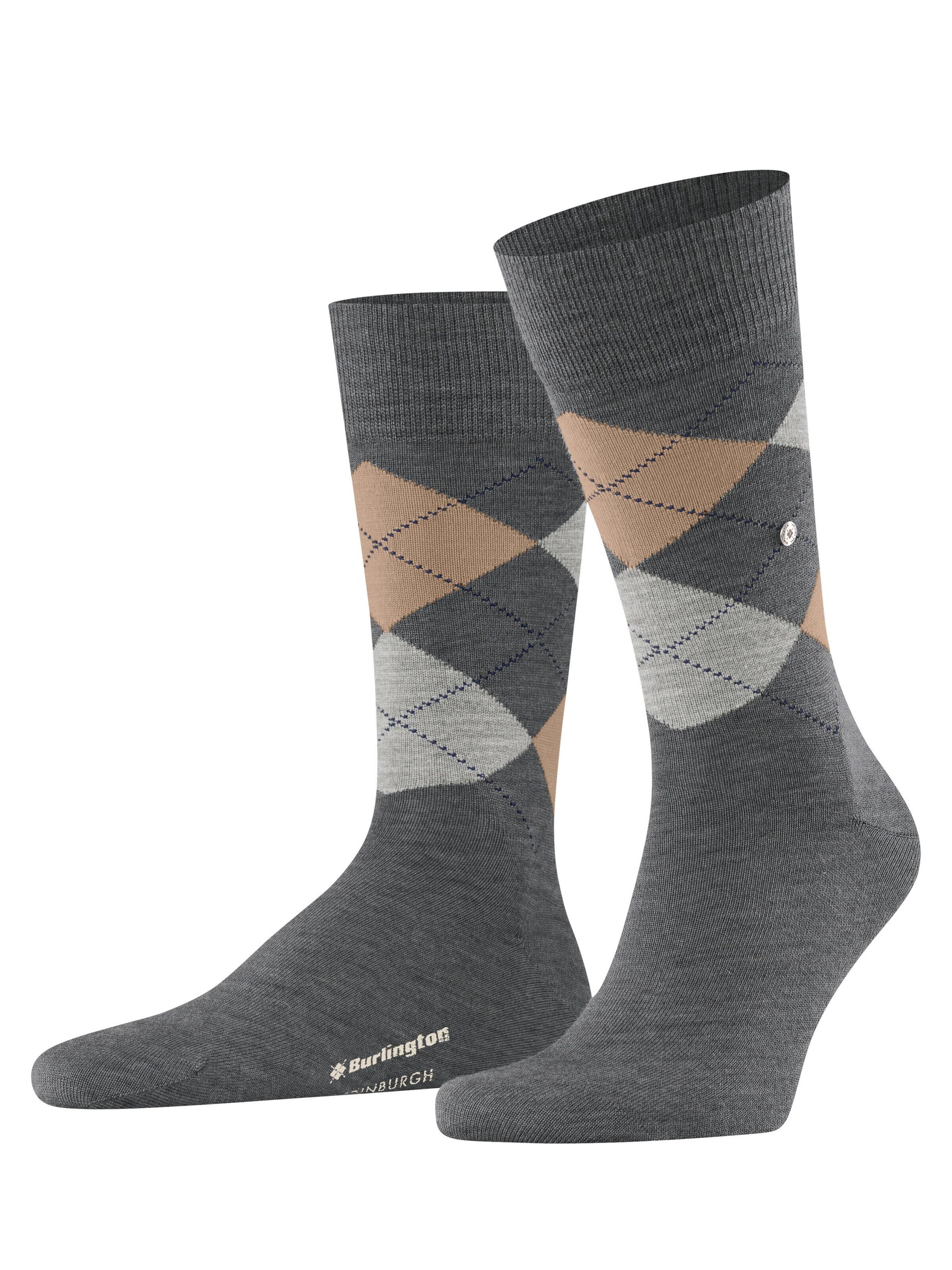 BURLINGTON Socken 'Edinburgh'‌‌‌ in Grau: Vorderseite