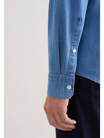 SEIDENSTICKER Slim fit Overhemd in Blauw