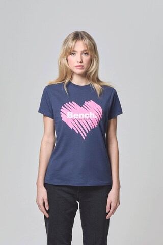 BENCH T-Shirt in Blau: Vorderseite
