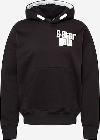 Sweat-shirt G-Star RAW en noir : devant