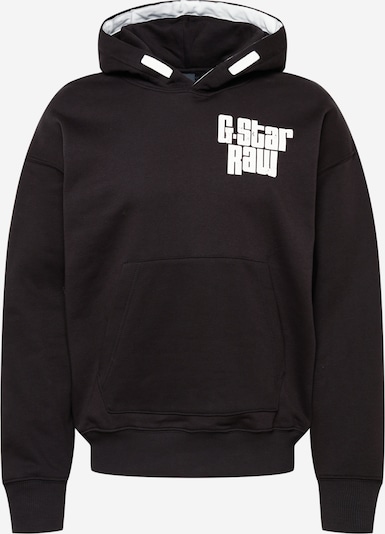 G-Star RAW Sweatshirt in schwarz / weiß, Produktansicht