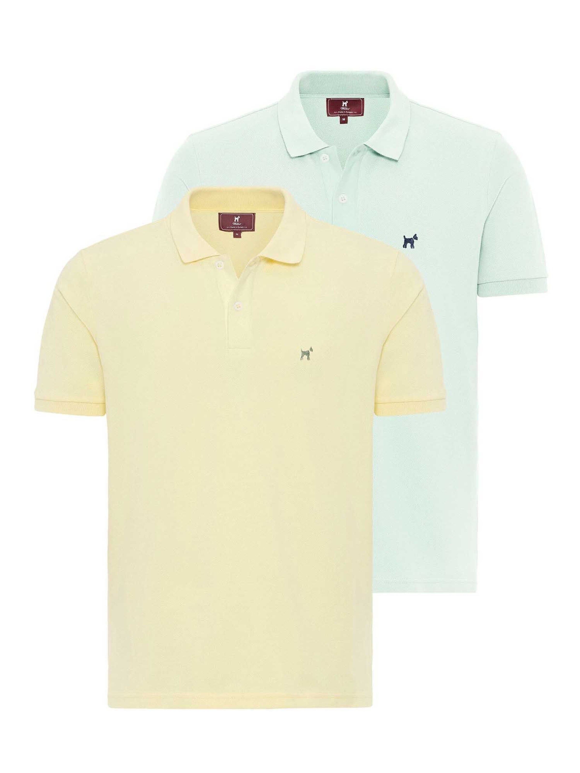 Williot Poloshirt in Gelb: Vorderseite