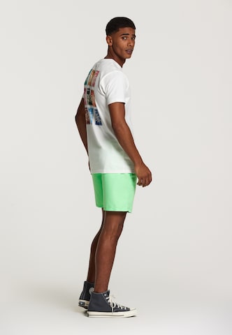Shiwi Kratke kopalne hlače 'Mike' | zelena barva
