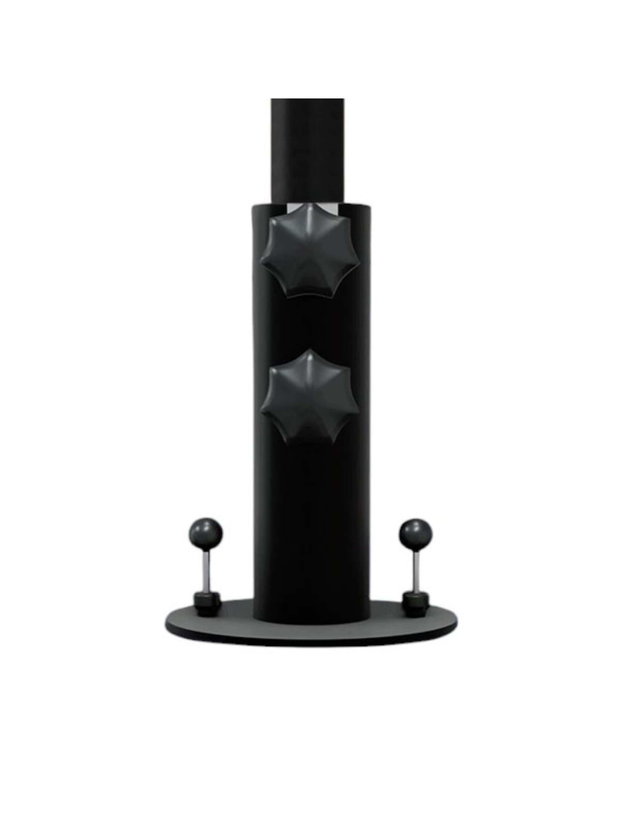 cinas Sonnenschirmständer 'Smart' in Grau: Vorderseite