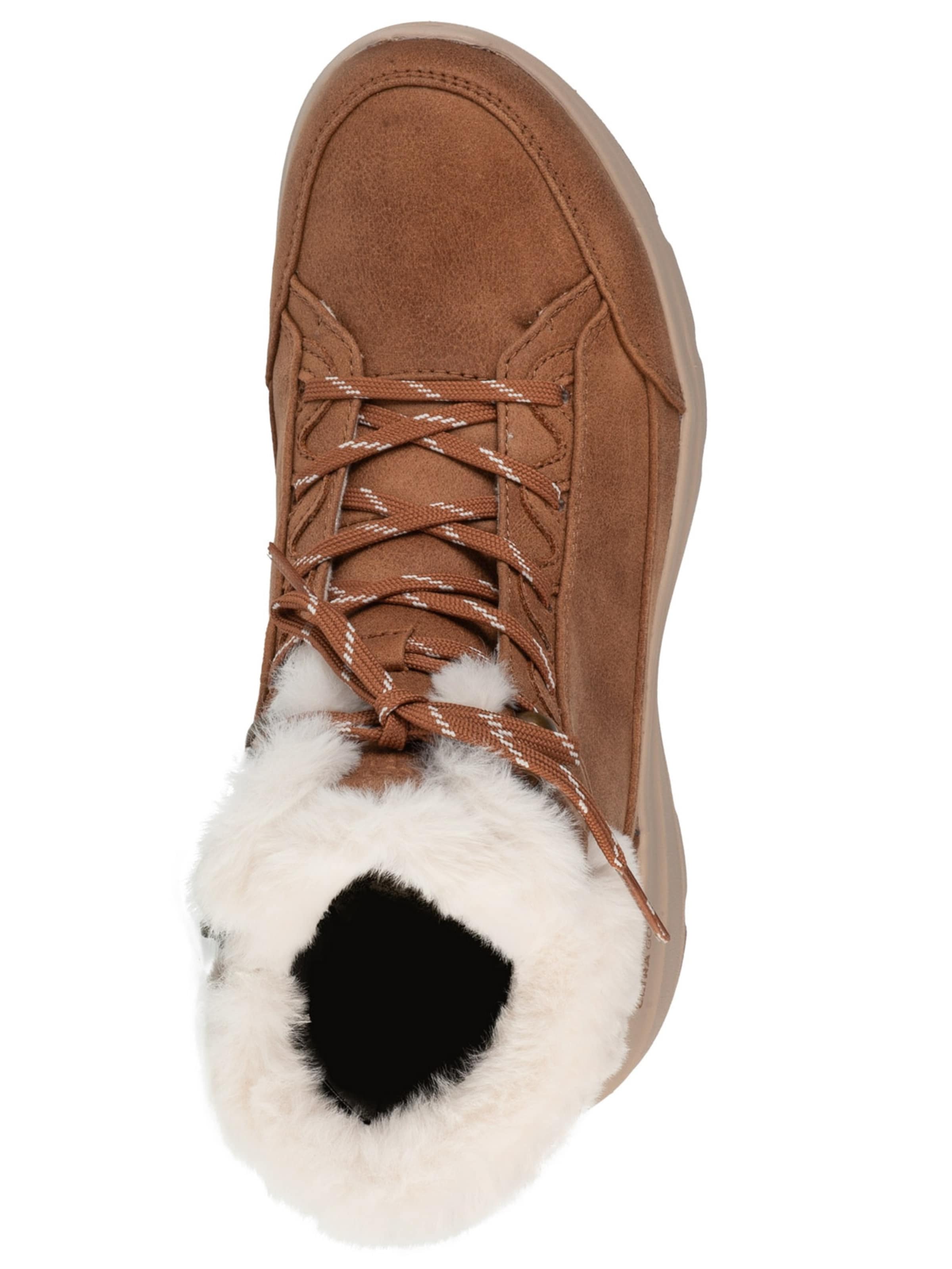 Bottes à lacets 'Cozyly' SKECHERS en marron