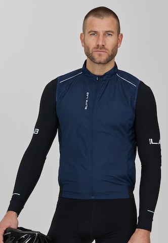 ELITE LAB Sportbodywarmer 'Bike Elite X1' in Blauw: voorkant