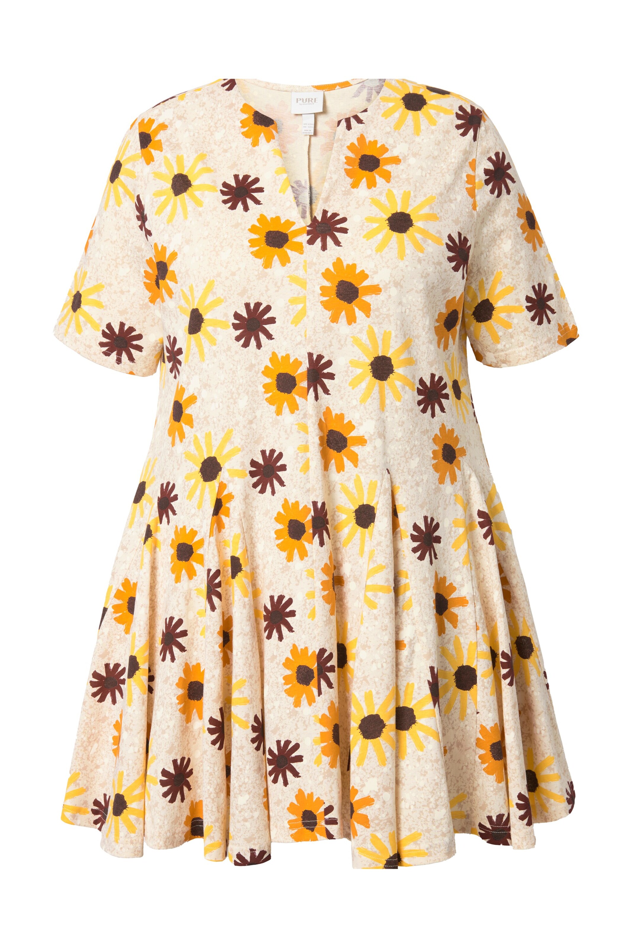 Ulla Popken Shirt in Yellow: front