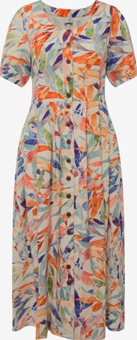 Robe-chemise Ulla Popken en mélange de couleurs : devant