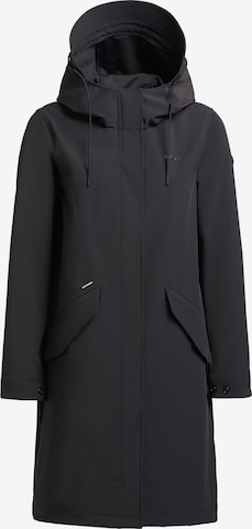 khujo Between-Seasons Parka in Black: front