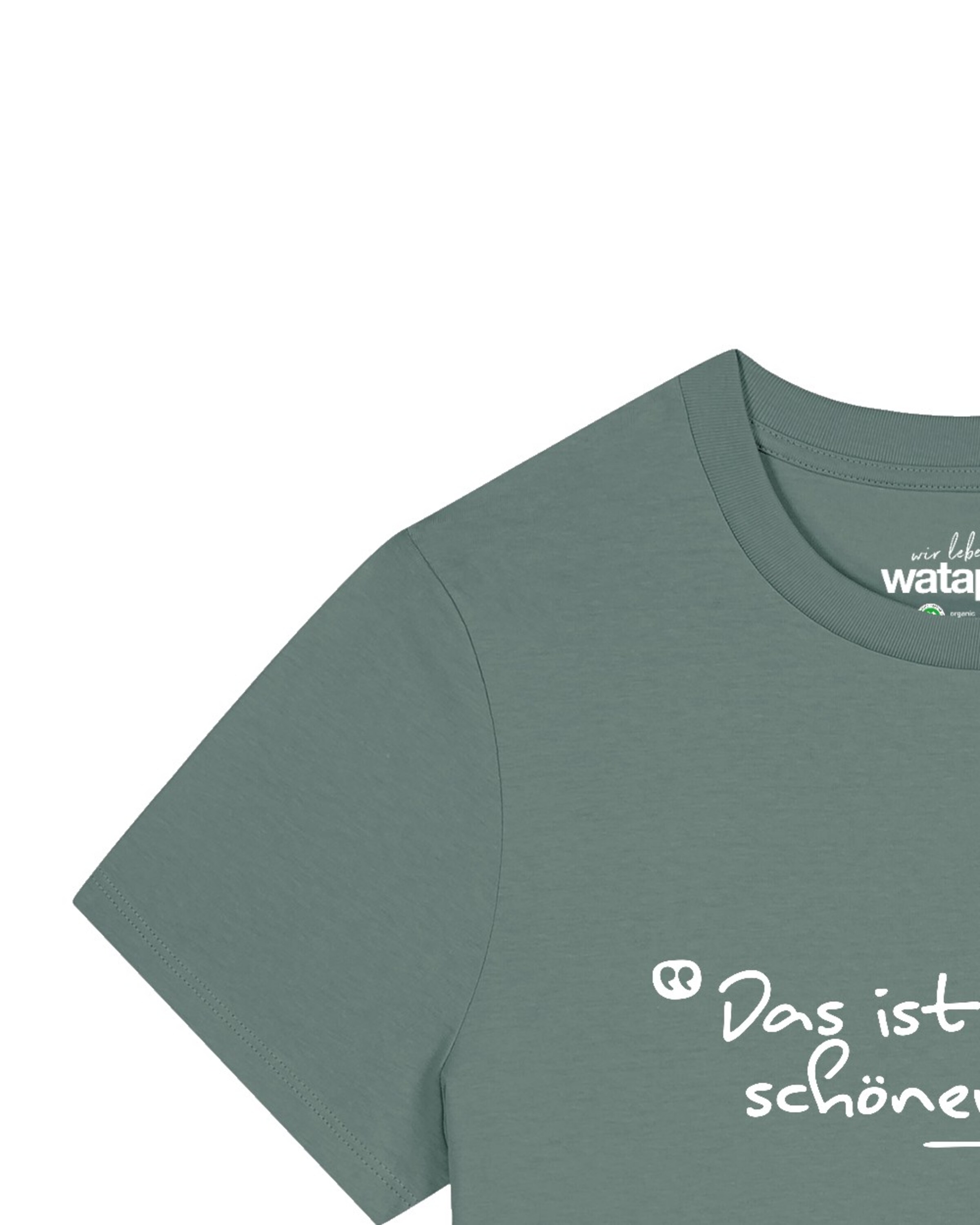 T-shirt 'Das Ist Aber Ein Schöner Baum' Watapparel en vert