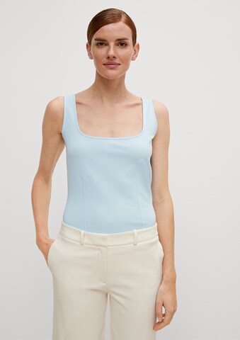 COMMA Top in Blauw: voorkant