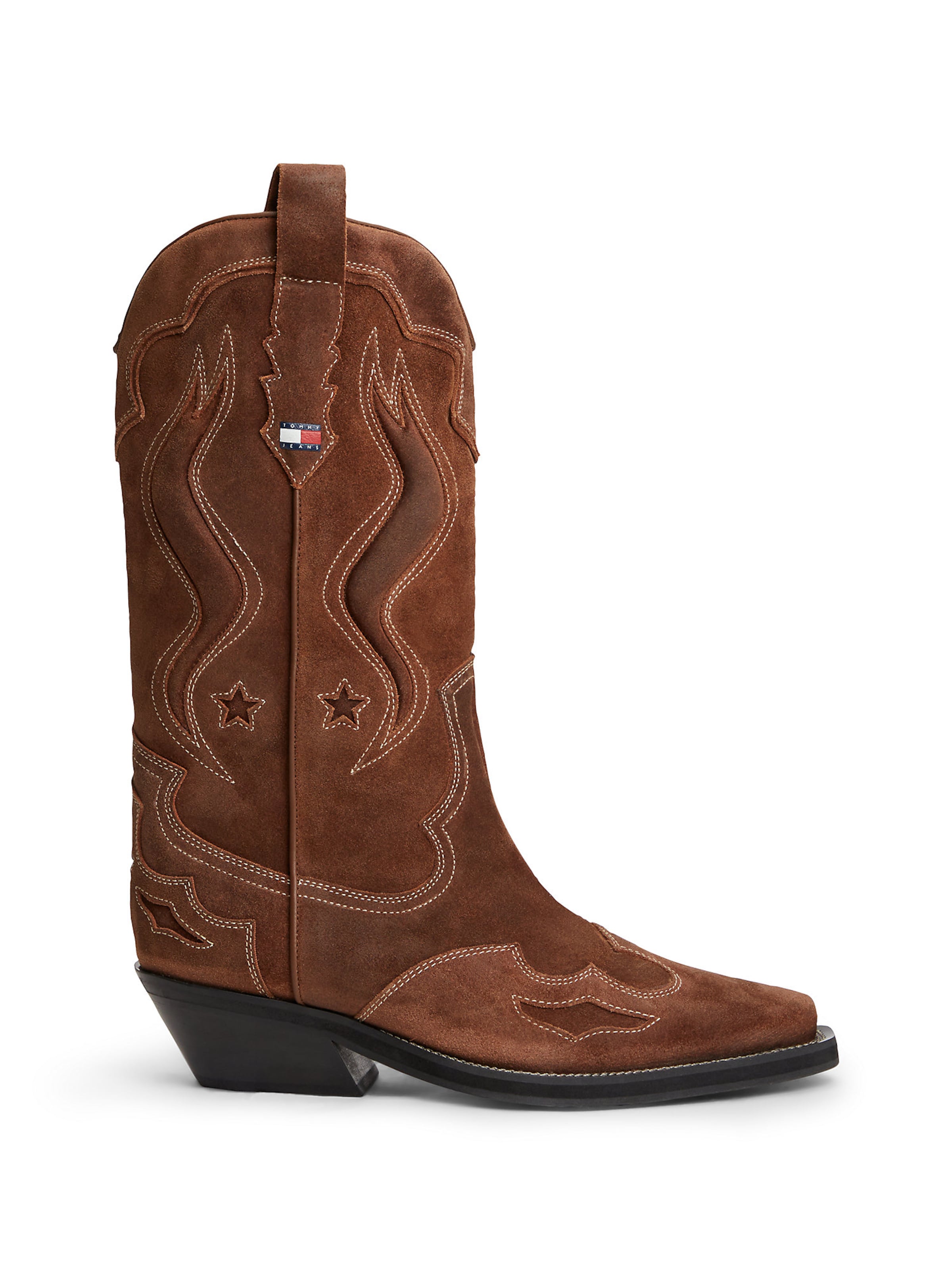 Bottes de cowboy Tommy Jeans en marron