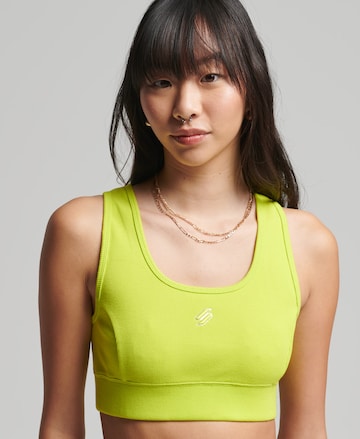 Superdry Sporttop in Groen: voorkant