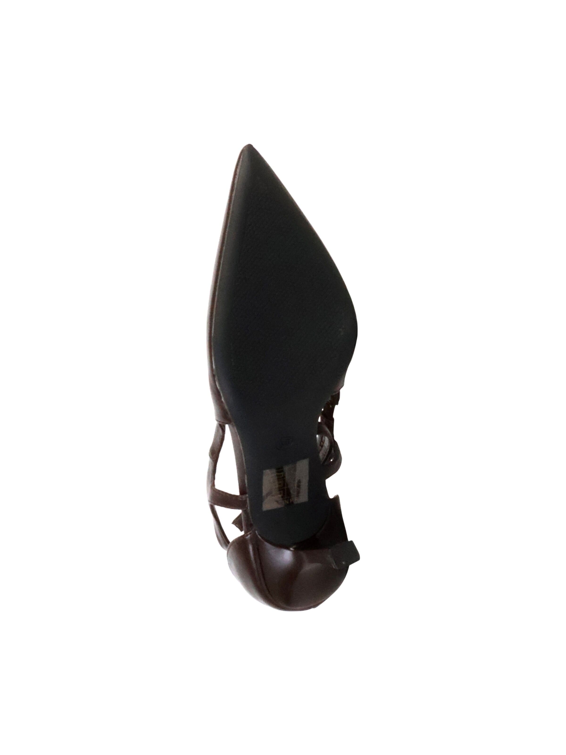 Décolleté 'Pumps mit Absatz „Inia“' di Super Mode in rosso