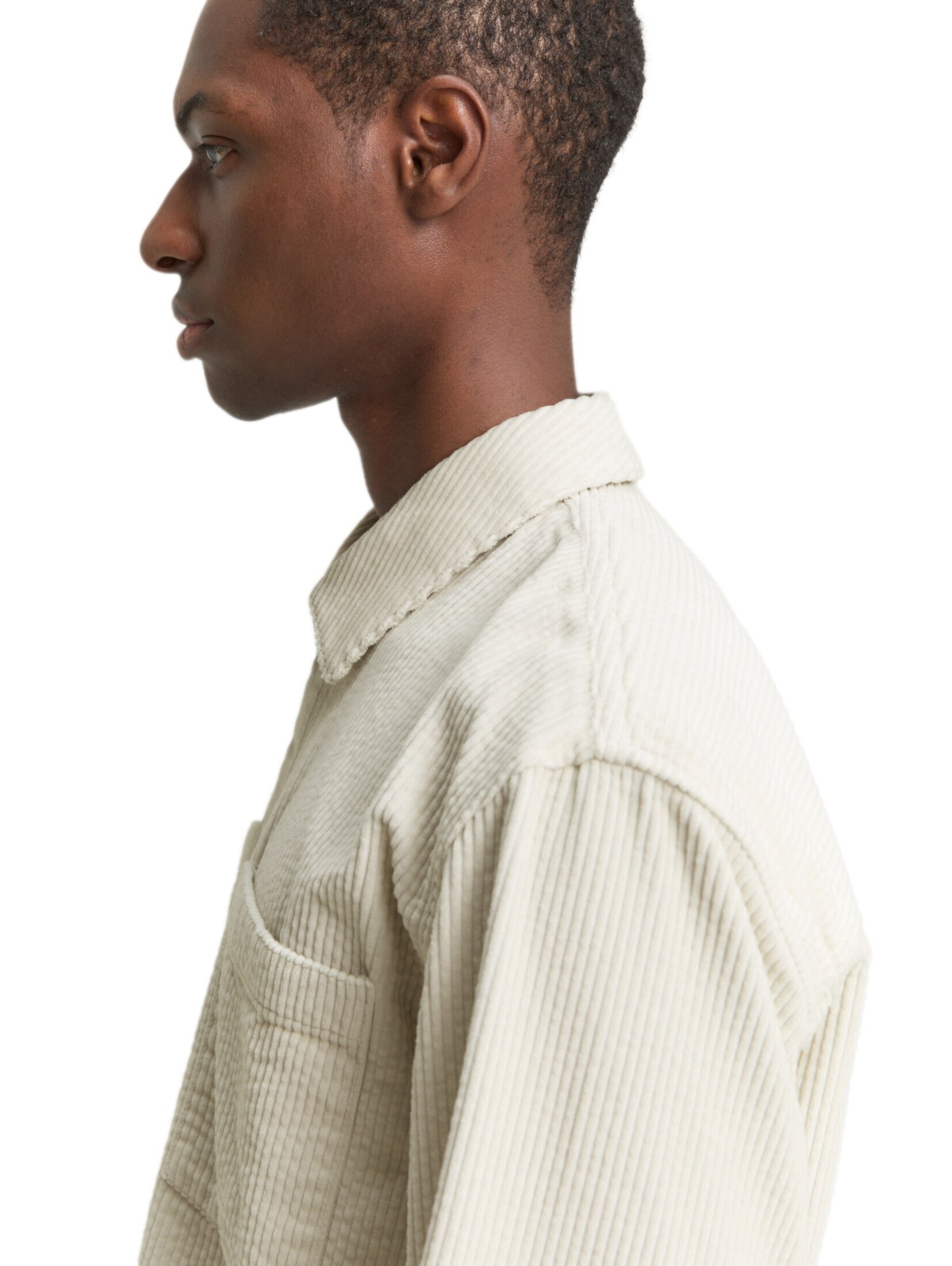 Coupe regular Chemise TOM TAILOR DENIM en blanc