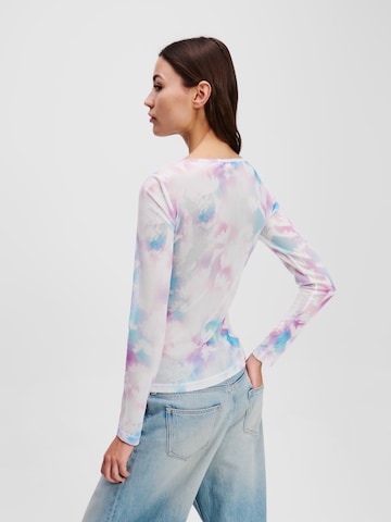 KARL LAGERFELD JEANS Koszulka w kolorze biały
