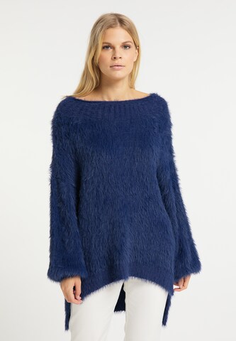 usha WHITE LABEL Sweater in Blue: front