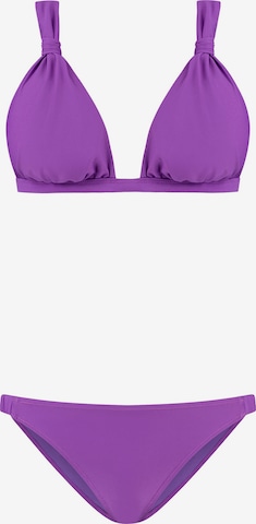 Triangle Bikini 'Kiki' Shiwi en violet : devant