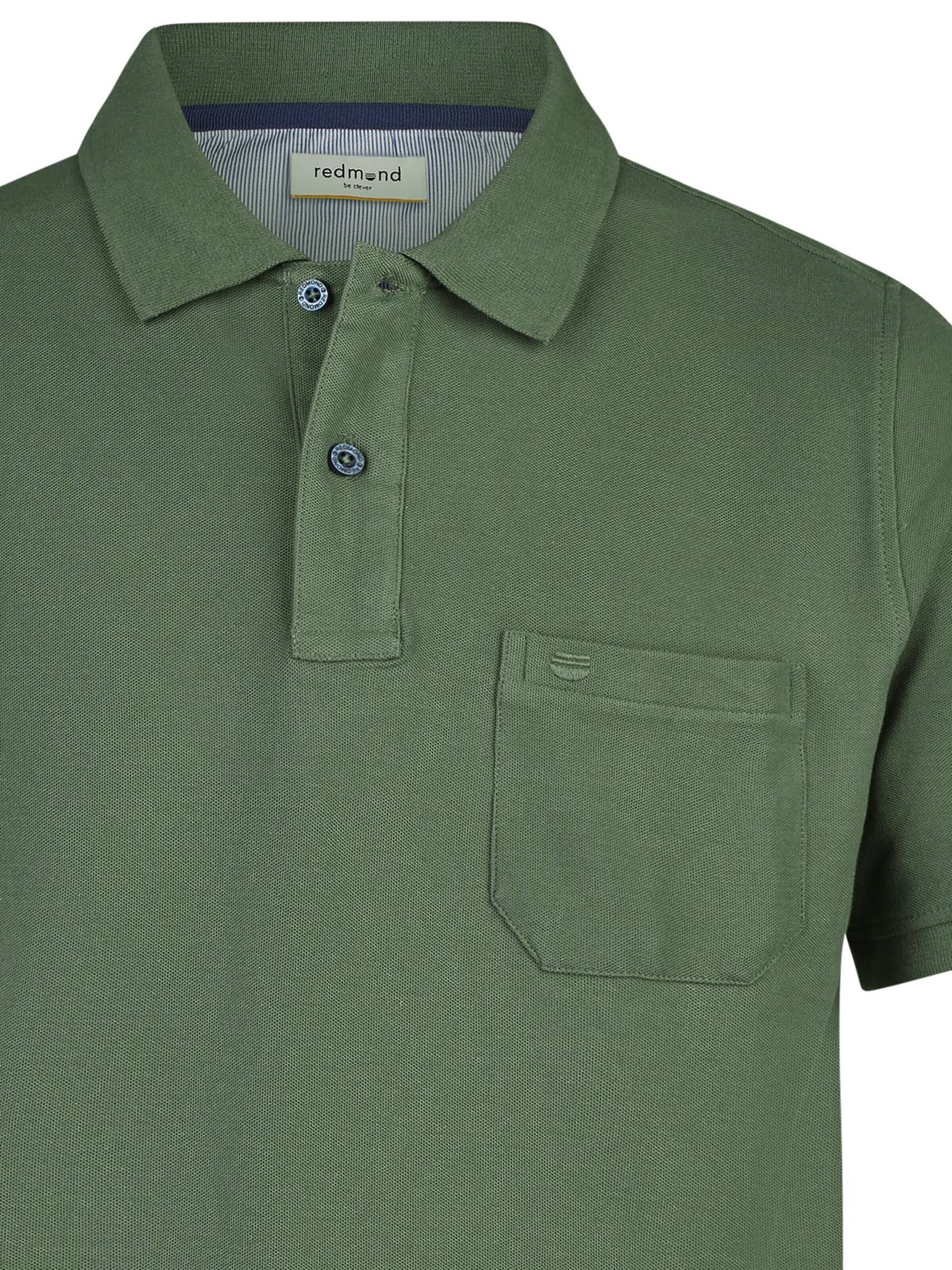 redmond Shirt 'Basic'‌‌‌‌ in Blau