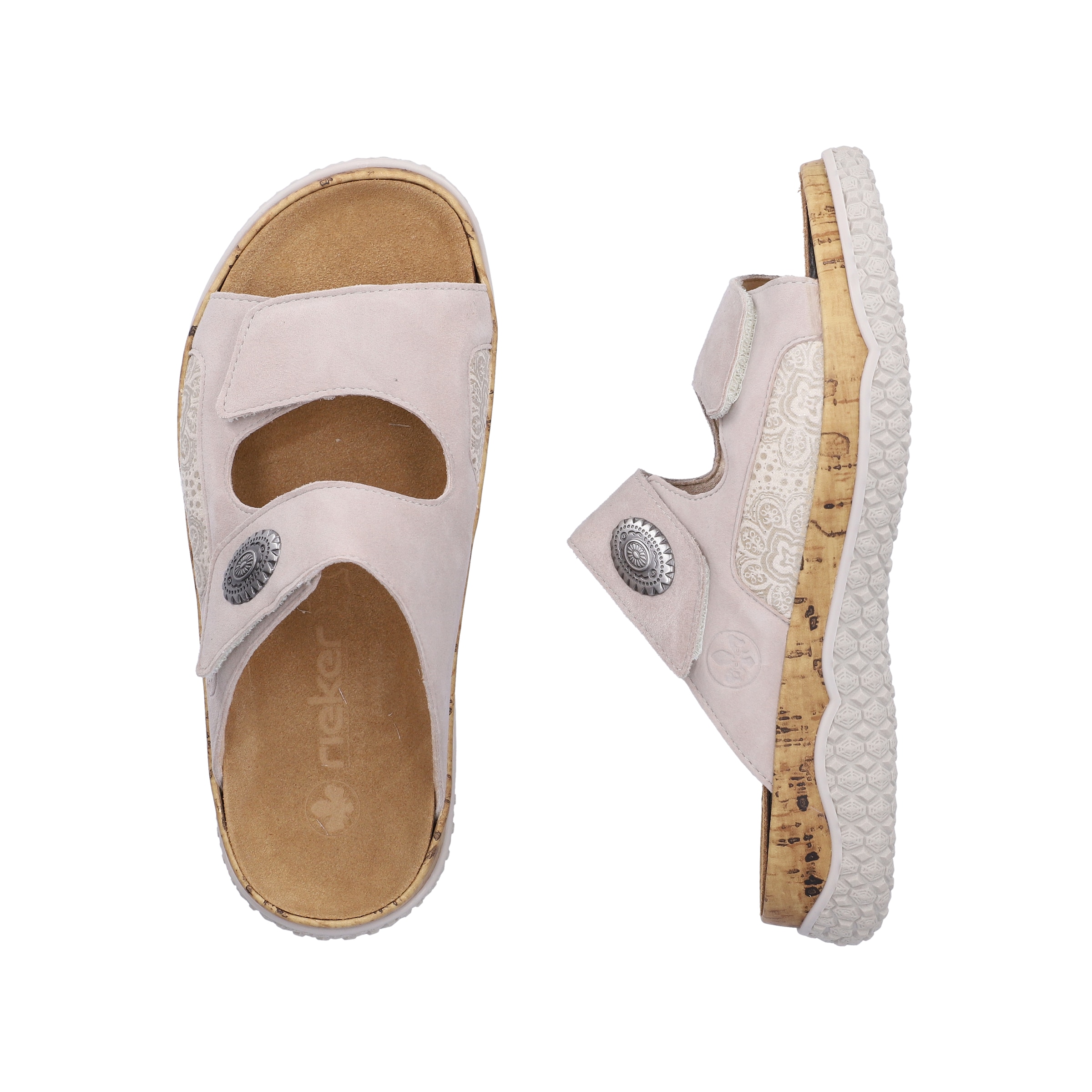 Rieker Mules in Beige