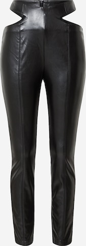 Misspap Slim fit Trousers in Black: front