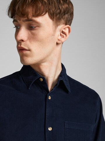 JACK & JONES Regular Fit Hemd 'Kendrick' in Blau