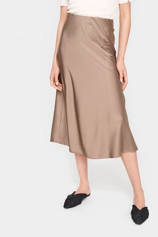 SAINT TROPEZ Skirt in Beige: front
