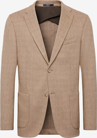 Boggi Milano Regular fit Suit Jacket 'Jersey' in Beige: front
