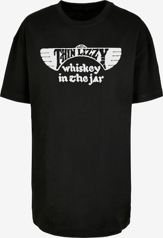 Merchcode Shirt 'Thin Lizzy - Whiskey Amended' in Zwart: voorkant