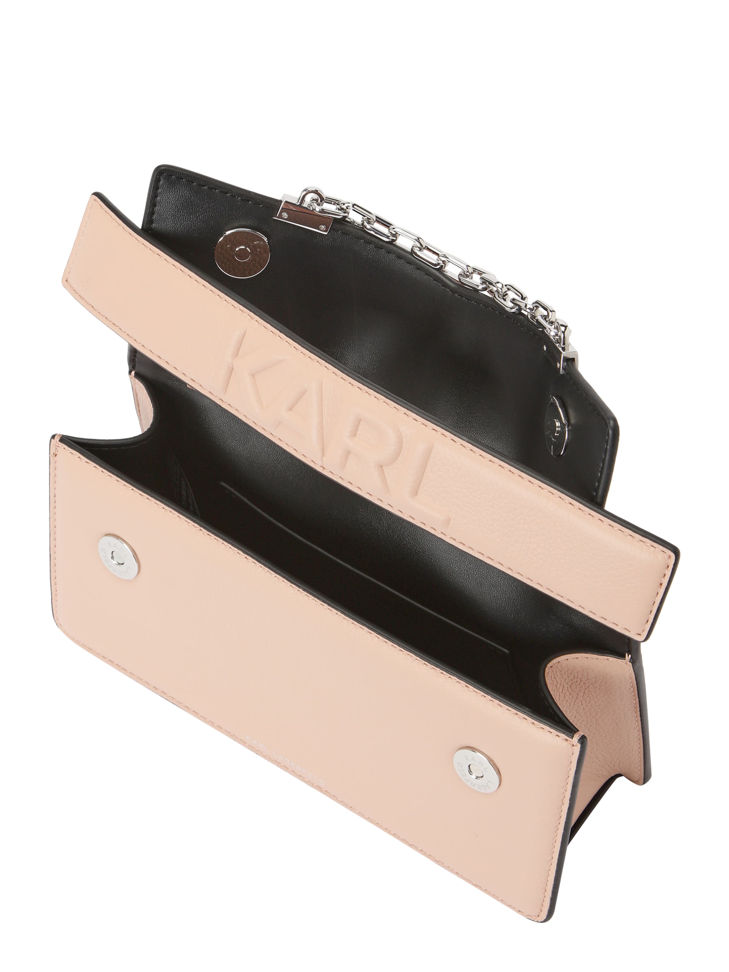 Karl Lagerfeld Τσάντα χειρός 'SEVEN GRAINY' σε ροζ: κορυφή