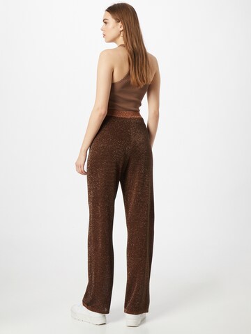 Lollys Laundry Regular Trousers 'Tuula' in Bronze