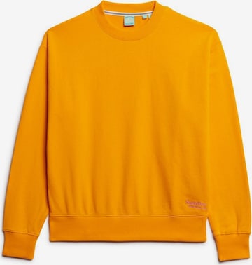 Sweat-shirt 'Essential' Superdry en orange : devant