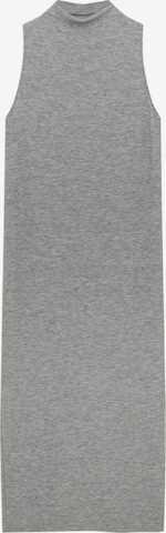 Pull&Bear Knit dress in Grey: front