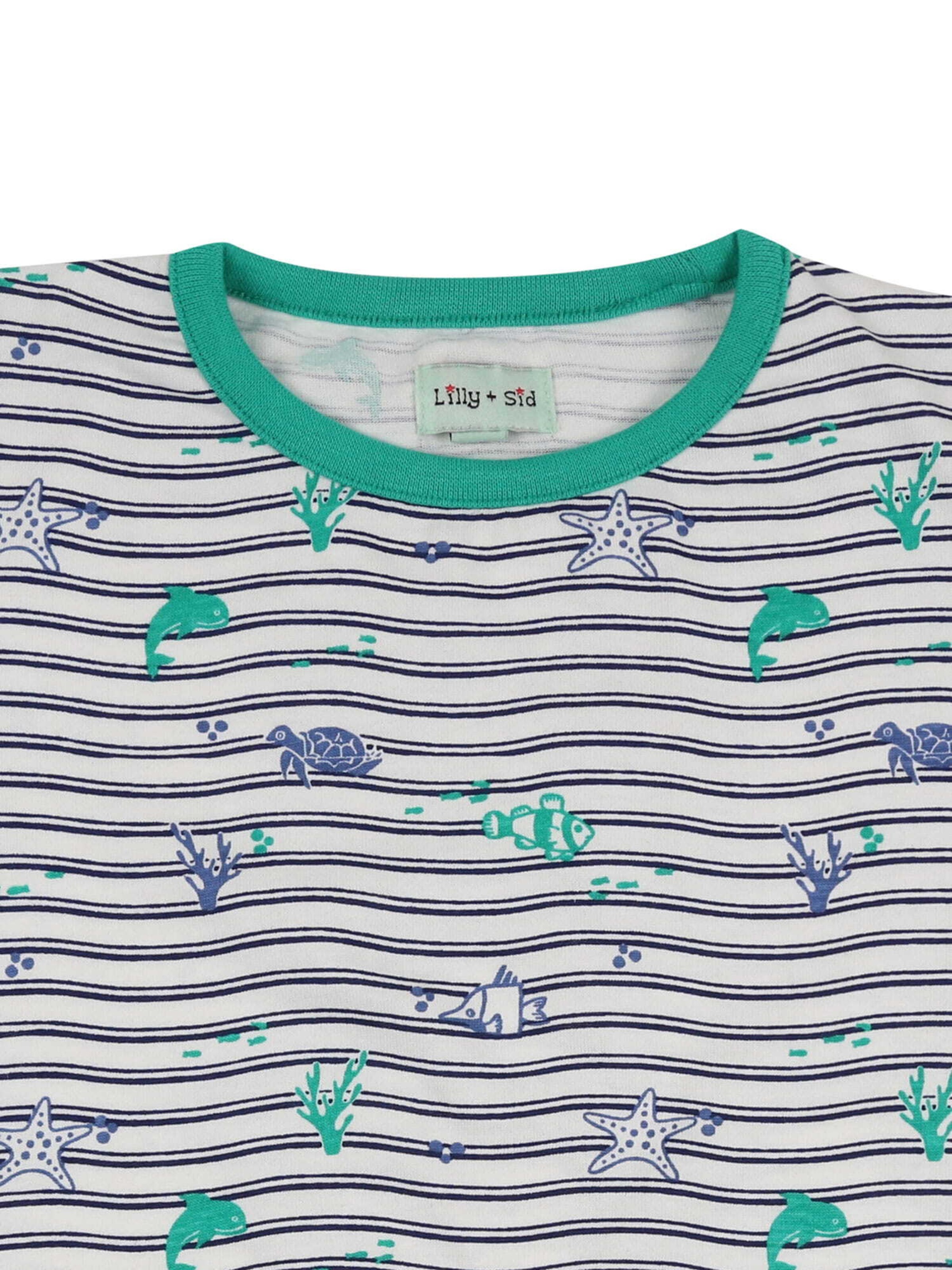 Lilly and Sid T-Shirt 'Meerestiere' in Grau