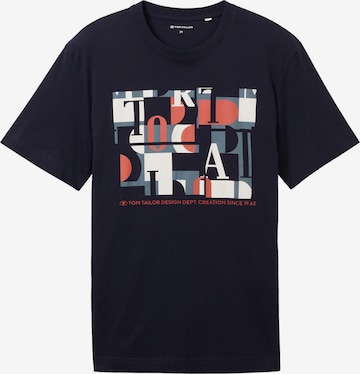 TOM TAILOR T-Shirt in Blau: predná strana