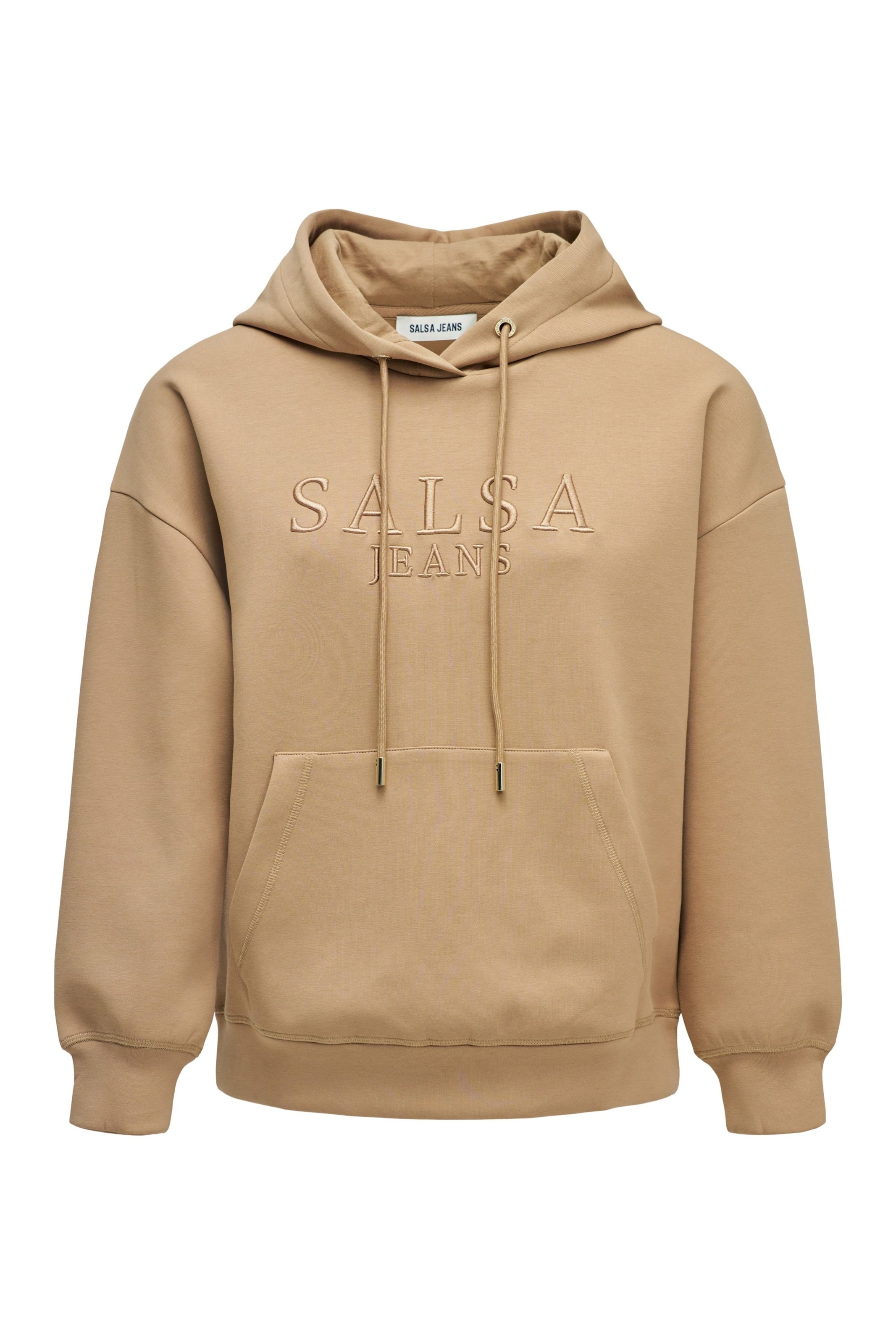 Salsa Jeans Sweatshirt in Bruin: voorkant