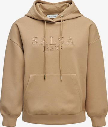 Salsa Jeans Sweatshirt in Bruin: voorkant