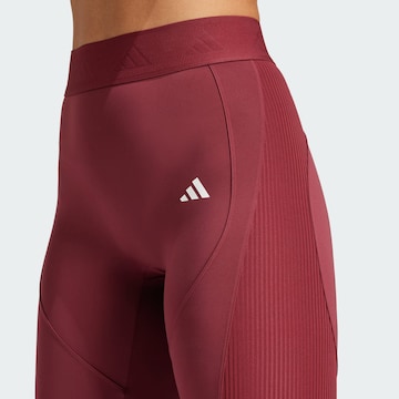 Skinny Pantaloni sportivi 'Hyperglam' di ADIDAS PERFORMANCE in rosso
