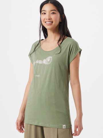 Iriedaily Shirt 'Evolution' in Green: front