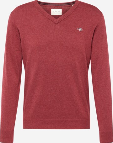 Pullover 'CLASSIC' di GANT in rosso: frontale