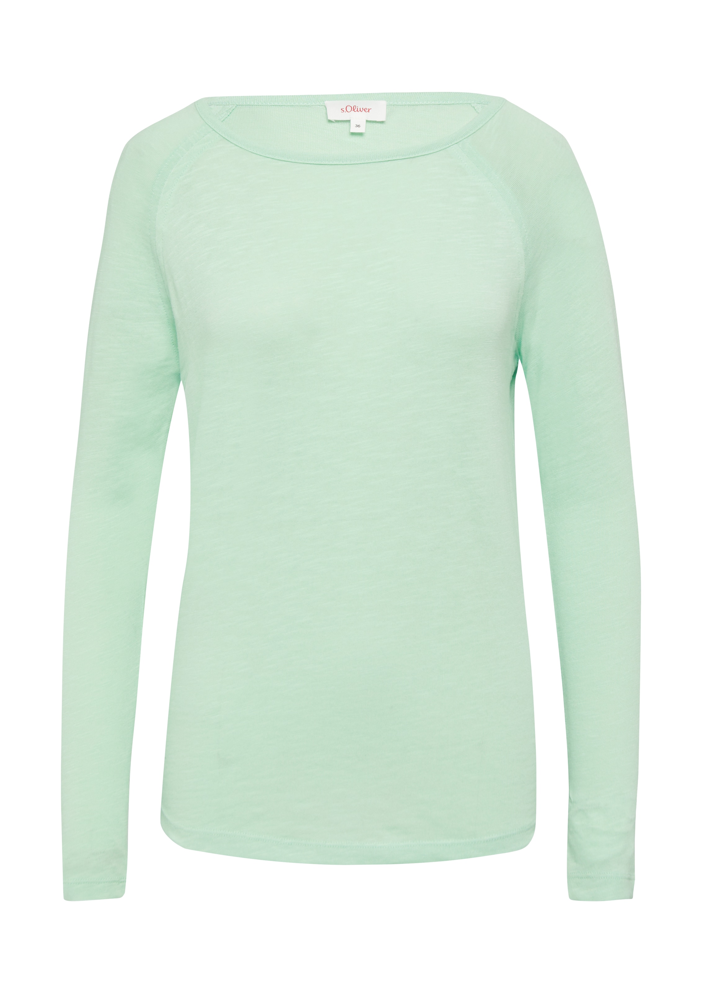 s.Oliver Shirt in Groen: voorkant