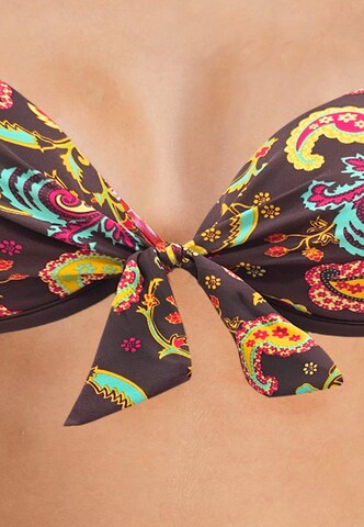 BECO the world of aquasports Push-up Bikini 'Boho Blossom' in Braun