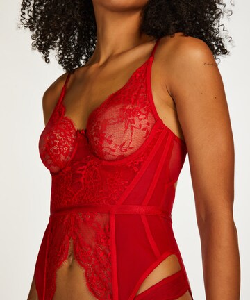 Hunkemöller Corsage 'Elissa' in Rot