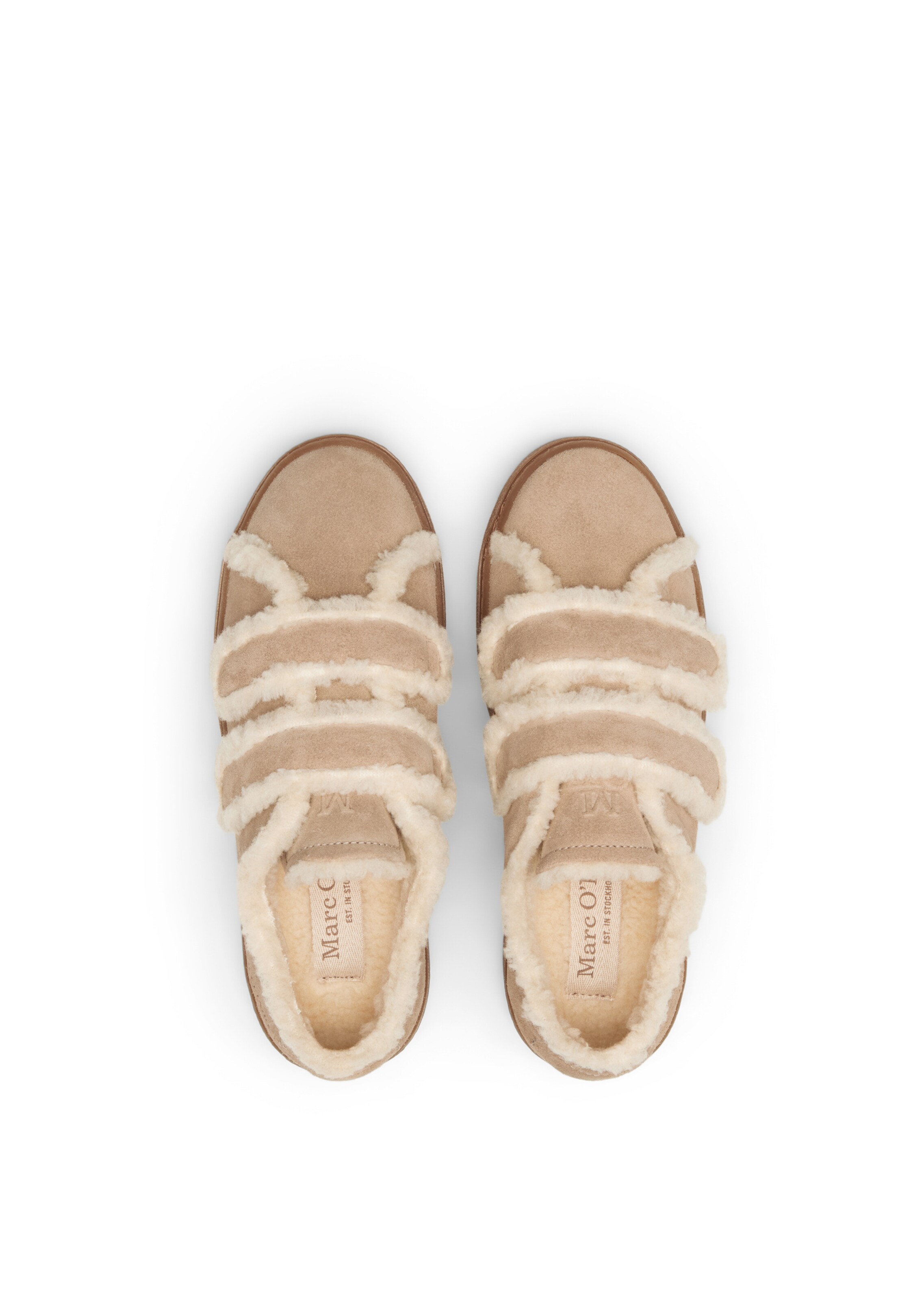 Marc O'Polo Sneakers laag 'Edith' in Beige: bovenkant