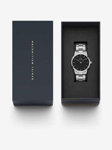 Daniel Wellington Analogové hodinky 'Iconic Link S Black' – stříbrná