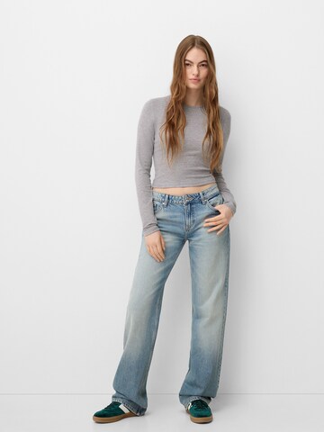 Bershka Koszulka w kolorze szary: przód