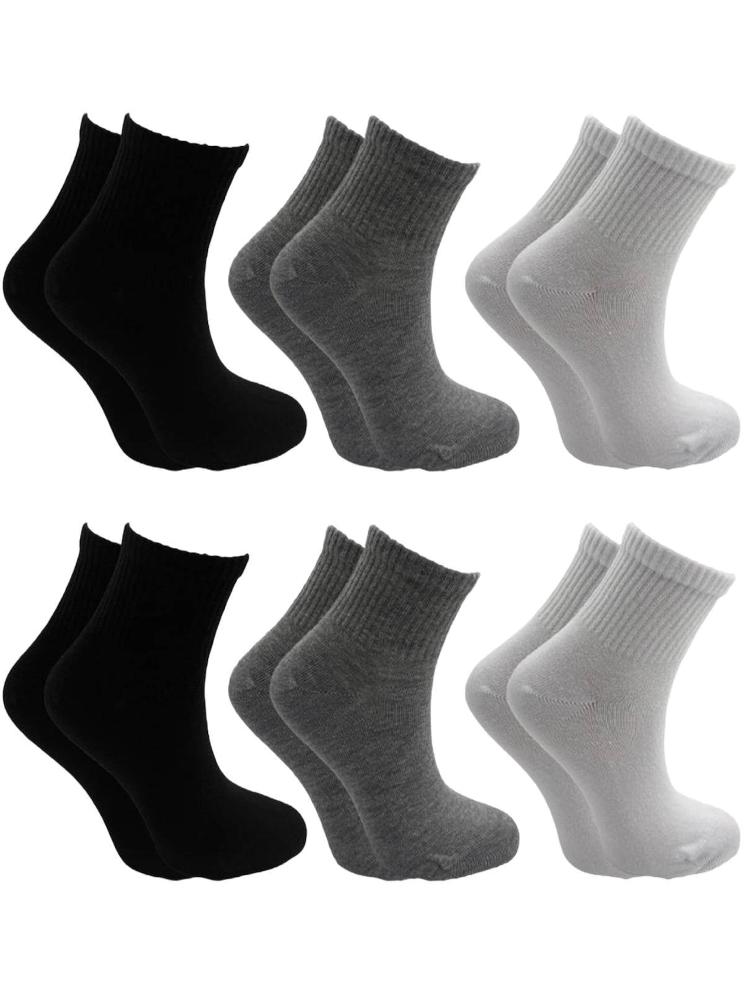 El Sueno - Calcetines 'Quarter Sportsocken' en Mezcla de colores: frente