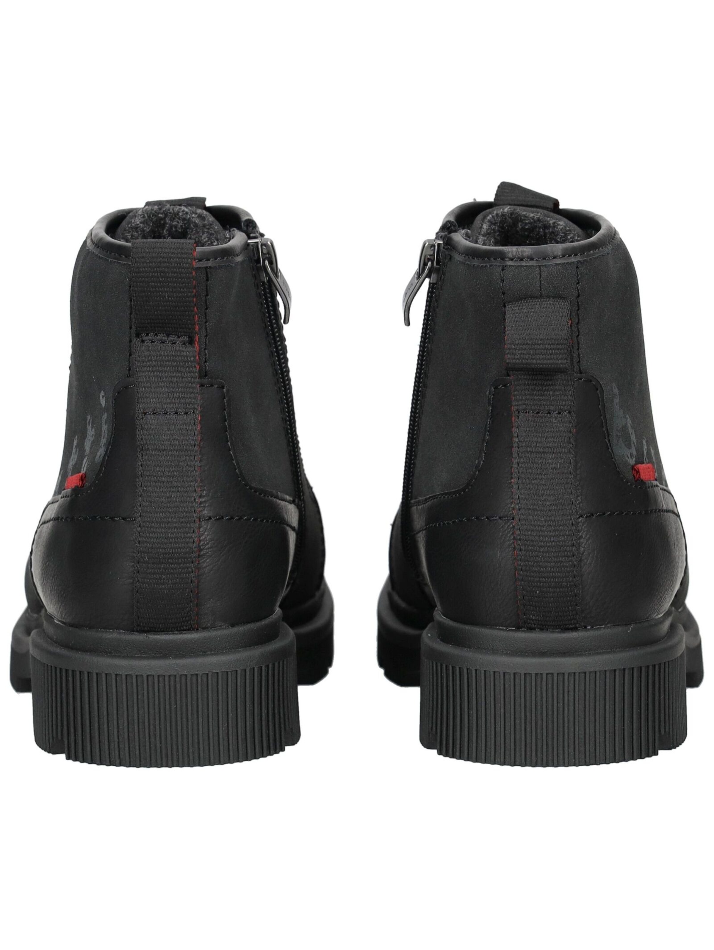 Bottes à lacets bugatti en noir