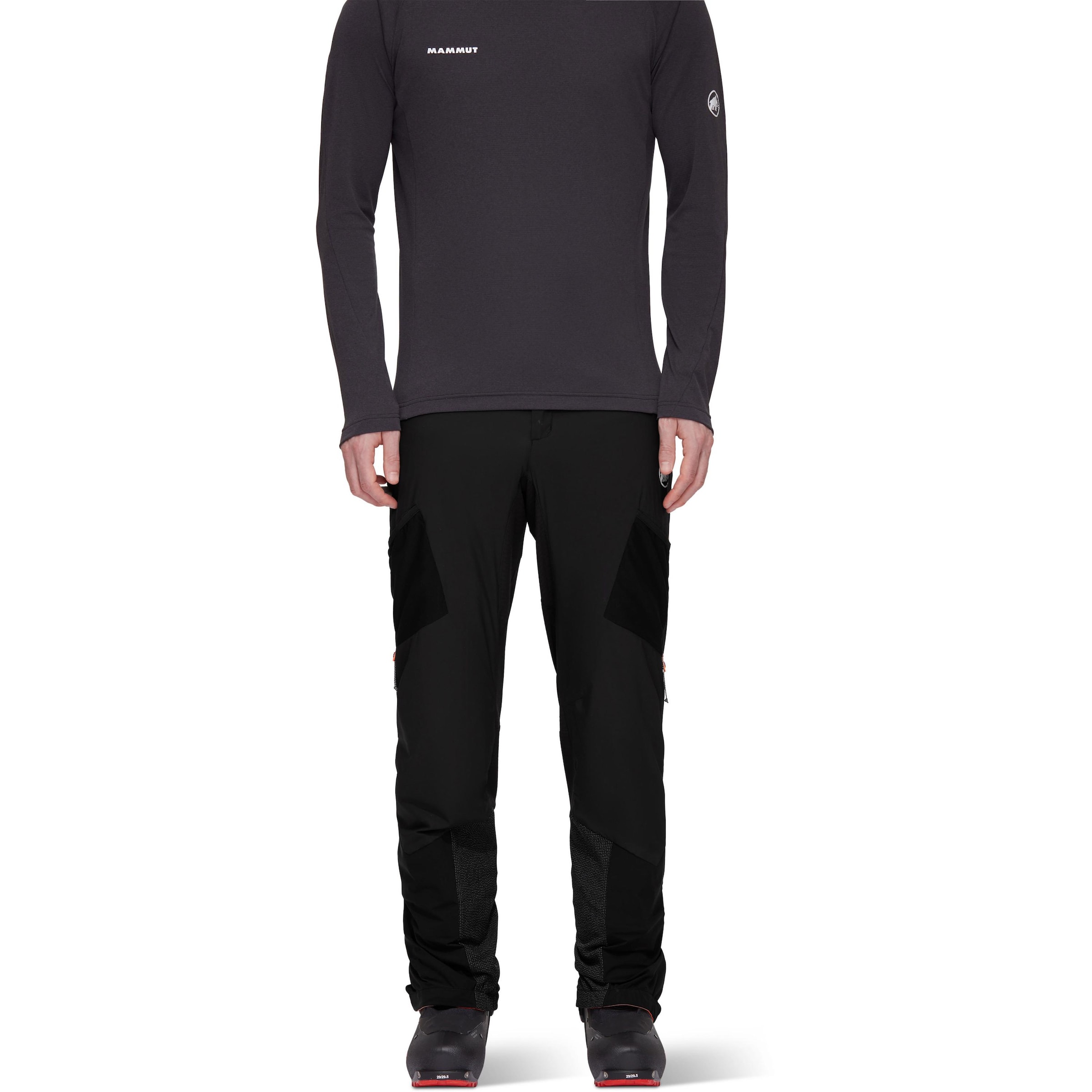 MAMMUT Regular Sporthose 'Aenergy' in Schwarz: Vorderseite
